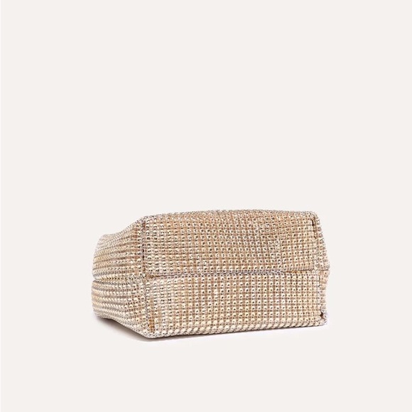 Mini Rhinestone Decor Chain Bucket Bag - Picture 3 of 6